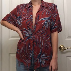 Vintage Inspired Hawaiian Print Shirt